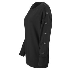 Cabi Snap Sleeve Sweatshirt NWOT